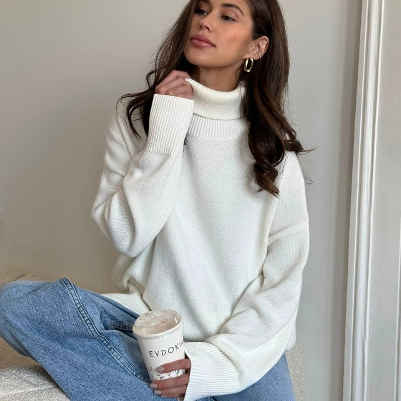 Pull Basique Ample et Confortable – Douceur et Style au Quotidien