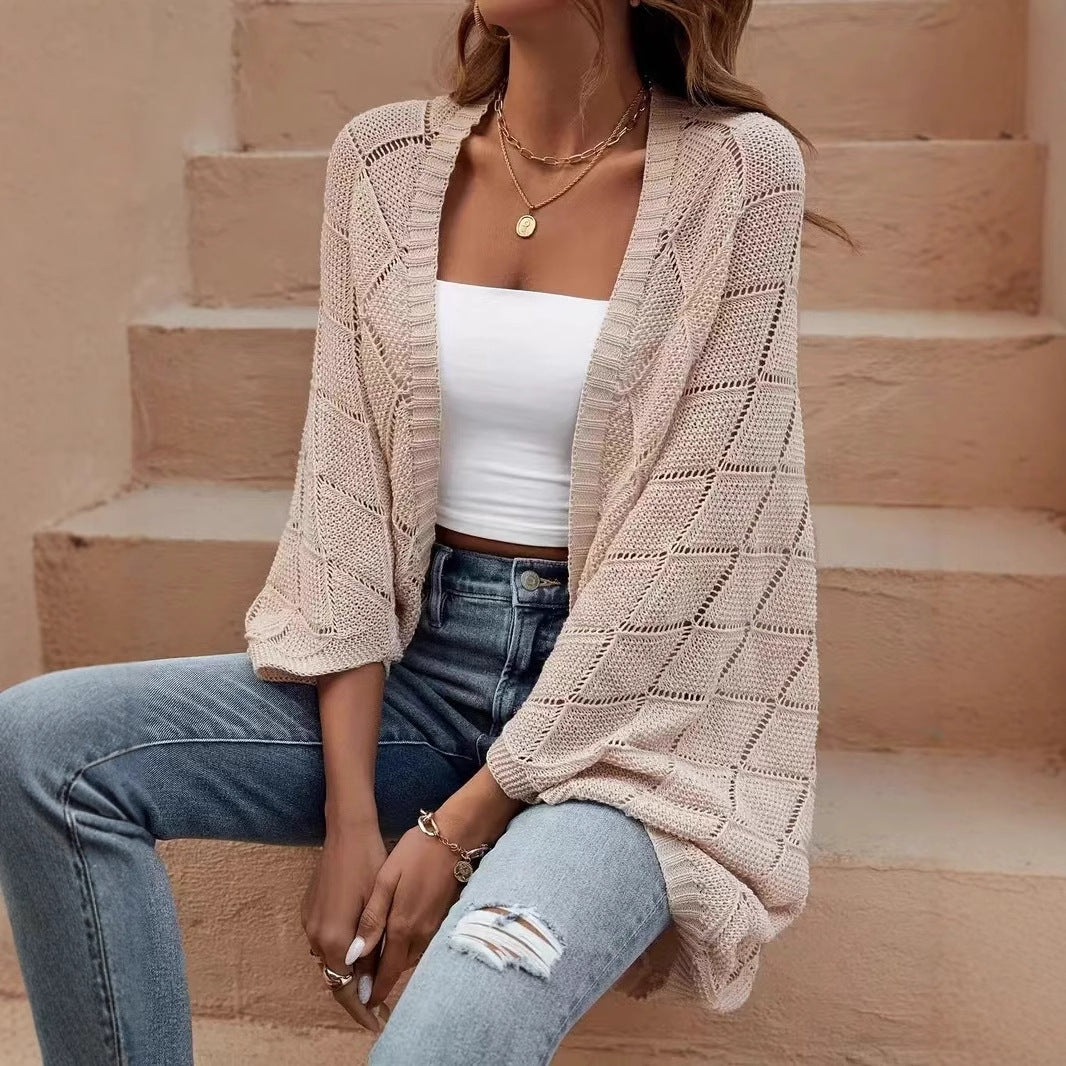 Cardigan Premium Tricoté Ajouré